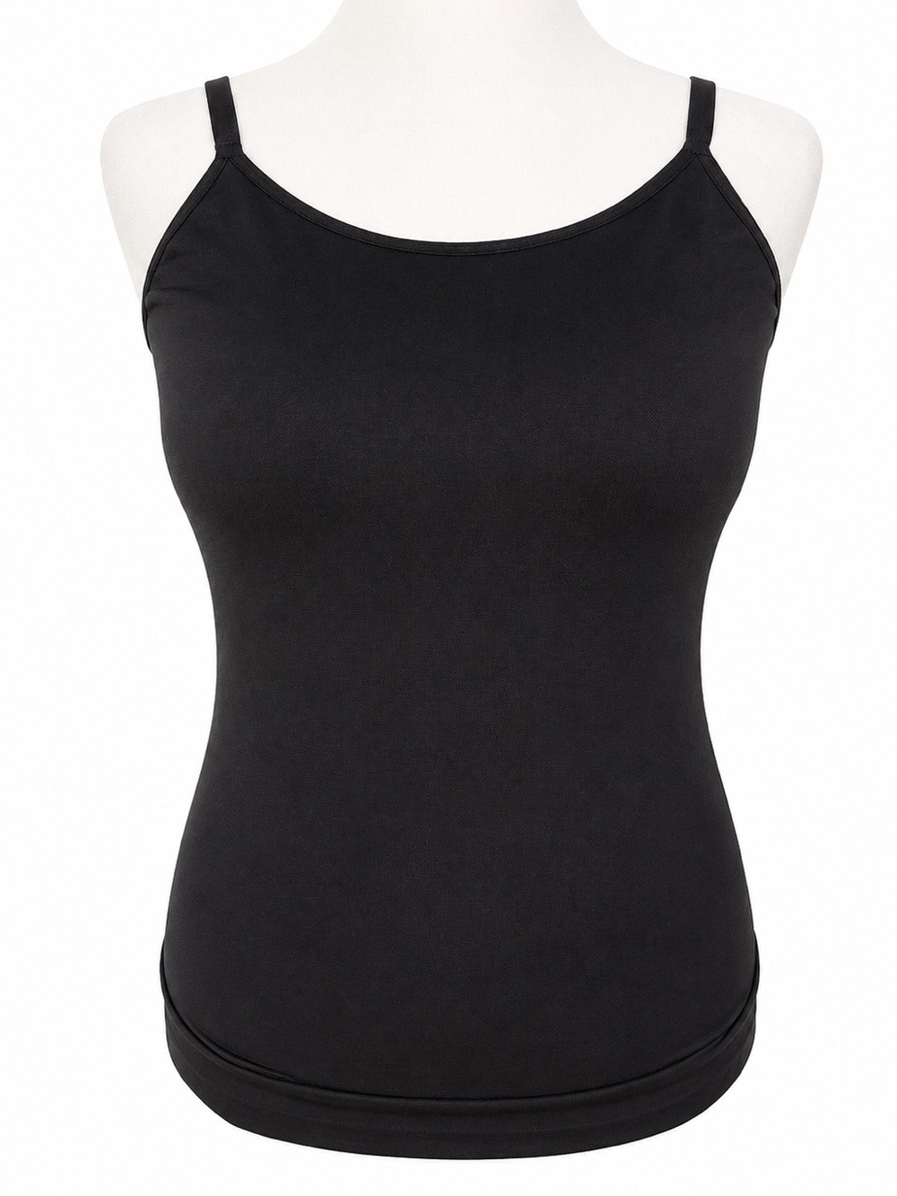 Shapermint Essentials Black Shaping Cami Tank 3XL Plus Size Sleek Stretch